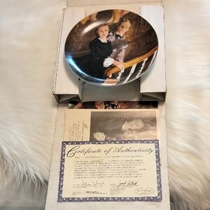 1988 Gone With The Wind Melanie And Ashley Collector Plate